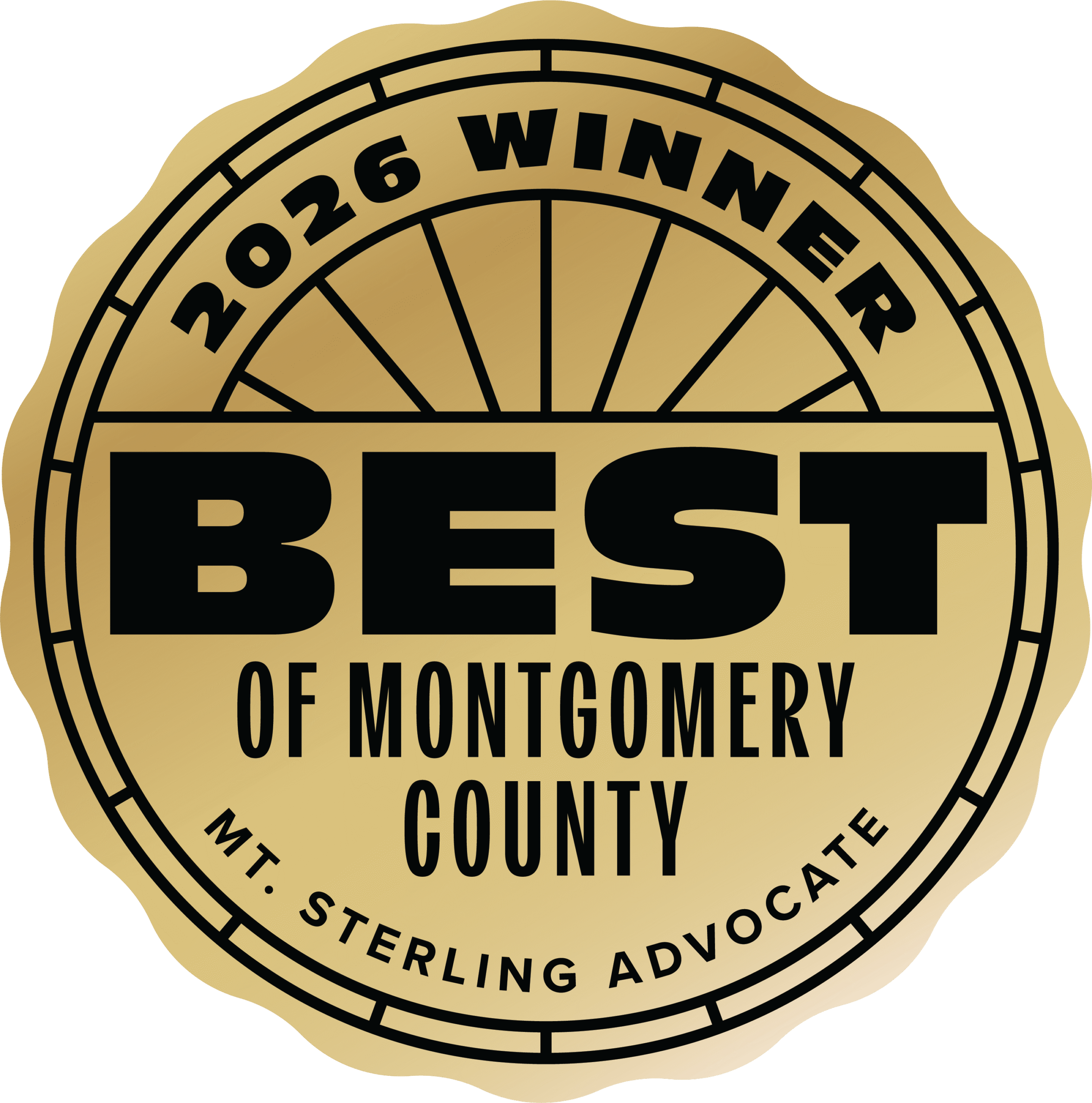 2026 Best of Montgomery County Mt Sterling Advocate Gold Winner