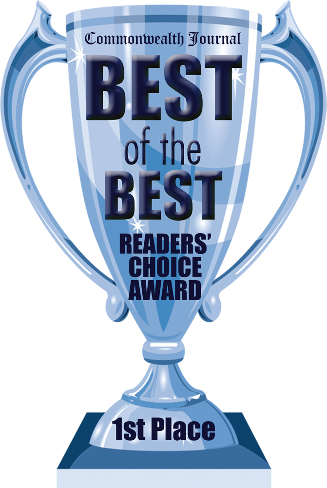 logo commonwealth journal best of the best readers' choice awards trophy
