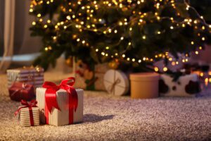 Christmas tree with gifts