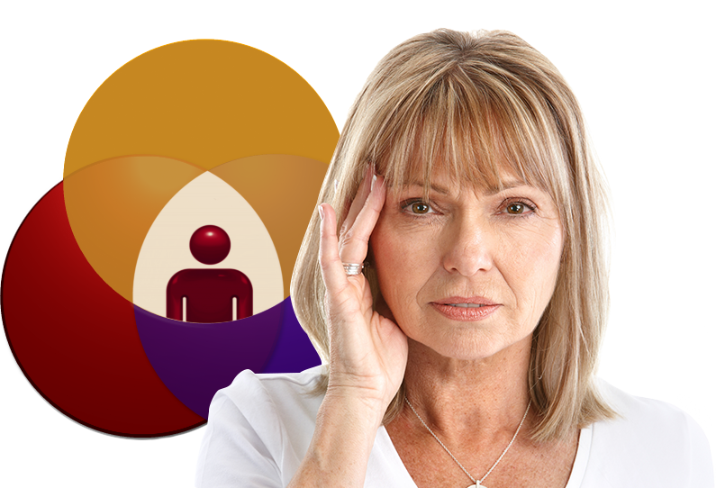 palm holding blue bte hearing aid against light background