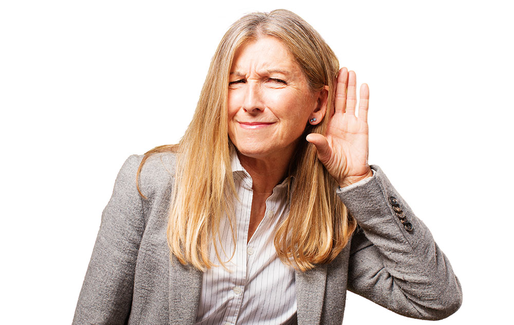 Woman with Tinnitus