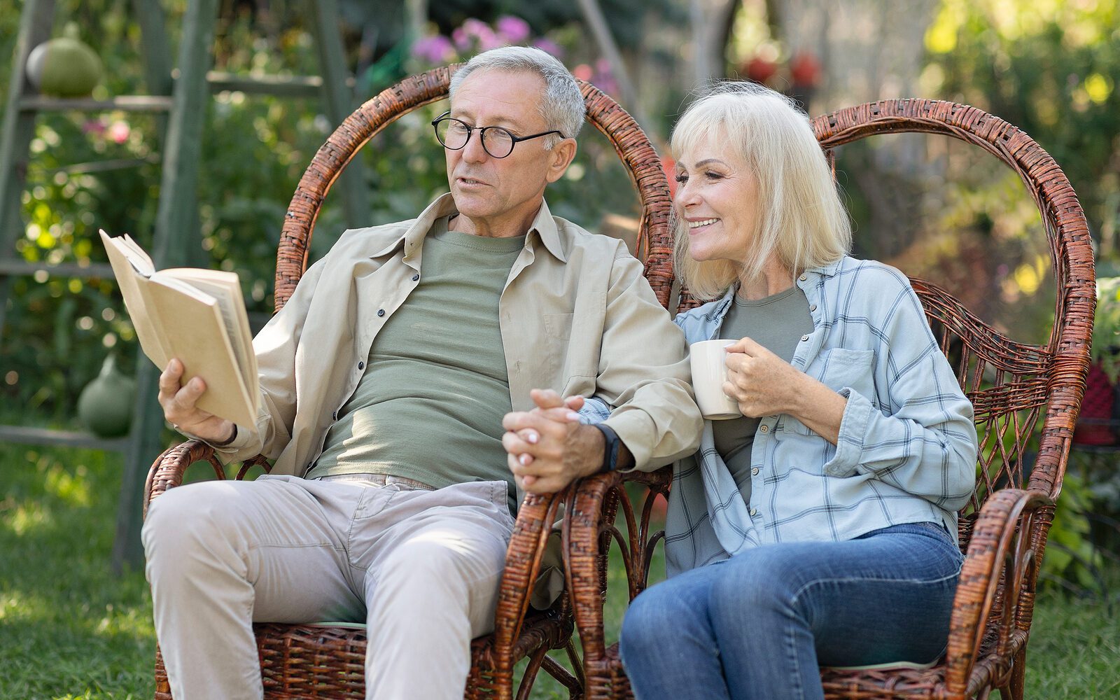 Loving Elderly Couple