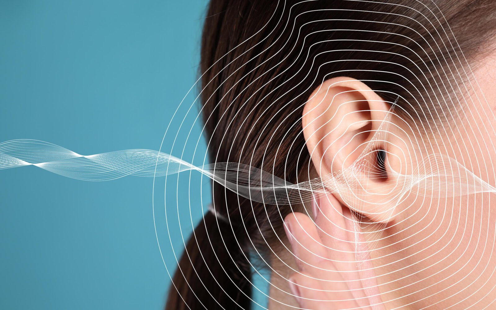 Hearing Loss Concept Woman