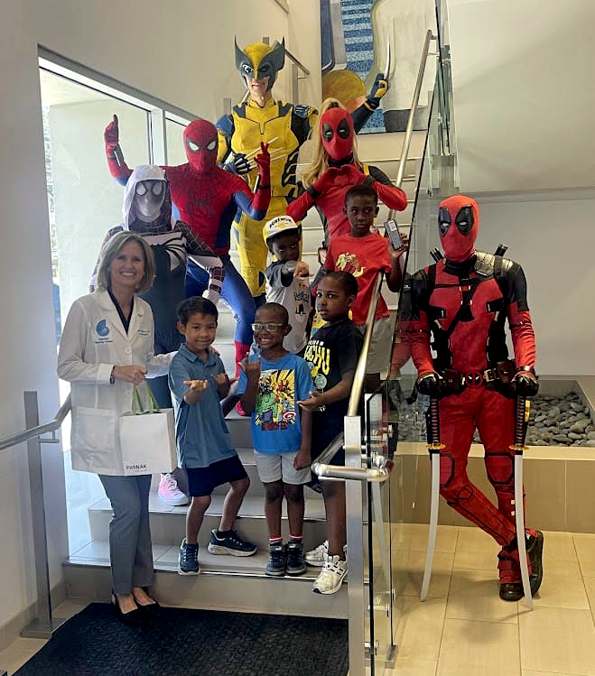 Healing Little Heroes Foundation superhero meetup