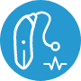 hearingg aid blue