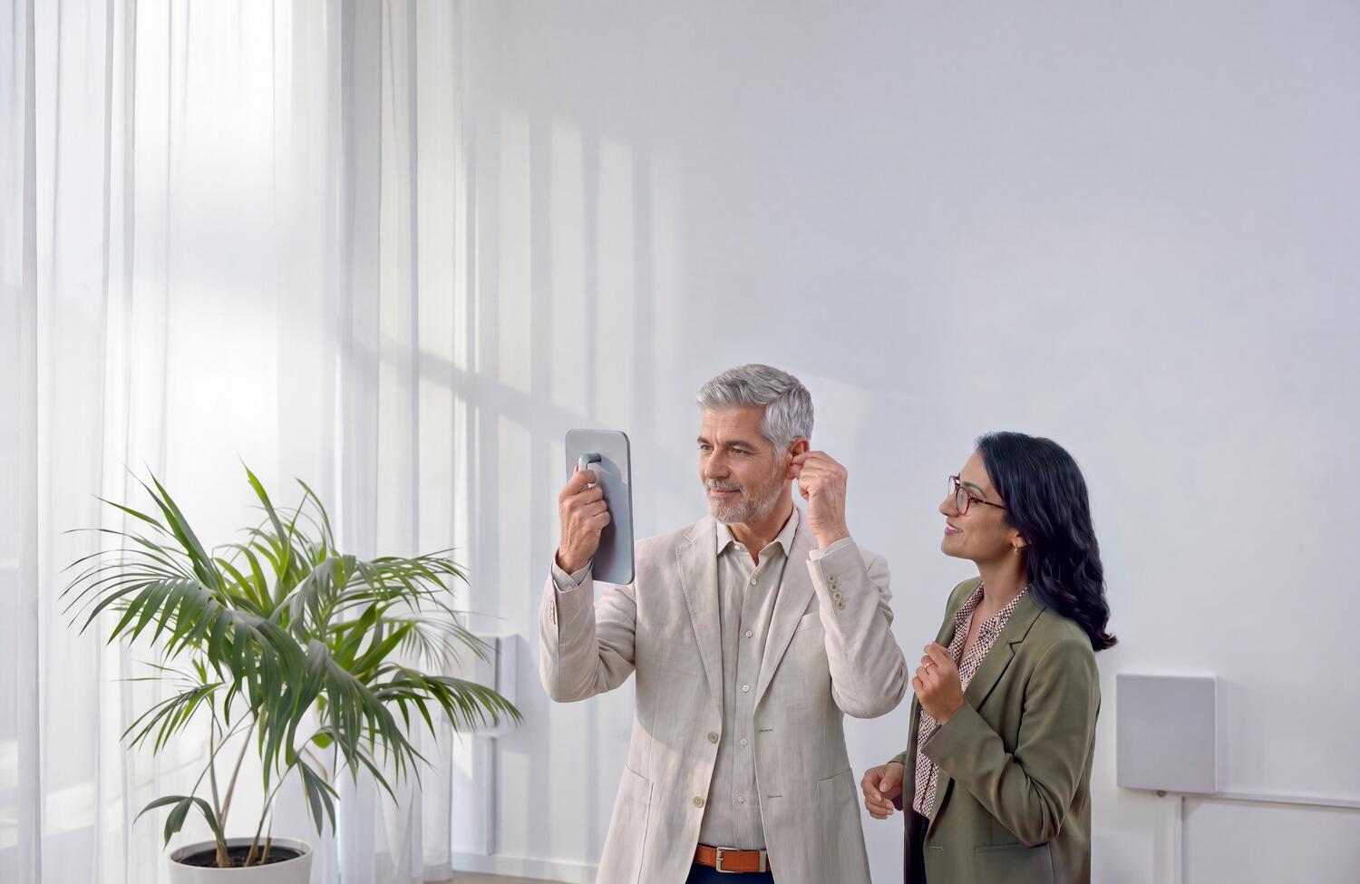 oticon reveal lifestyle counselling fitting hearing aid