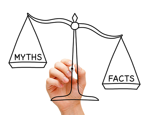 Picture of scale weighing myths and facts - The 5 Myths About Hearing Aids That Are Plain WRONG