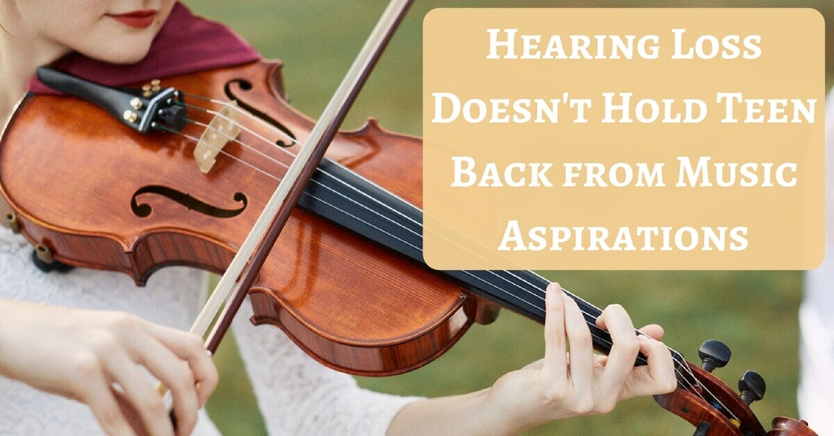 earing Loss Doesn't Hold Teen Back from Music Aspirations