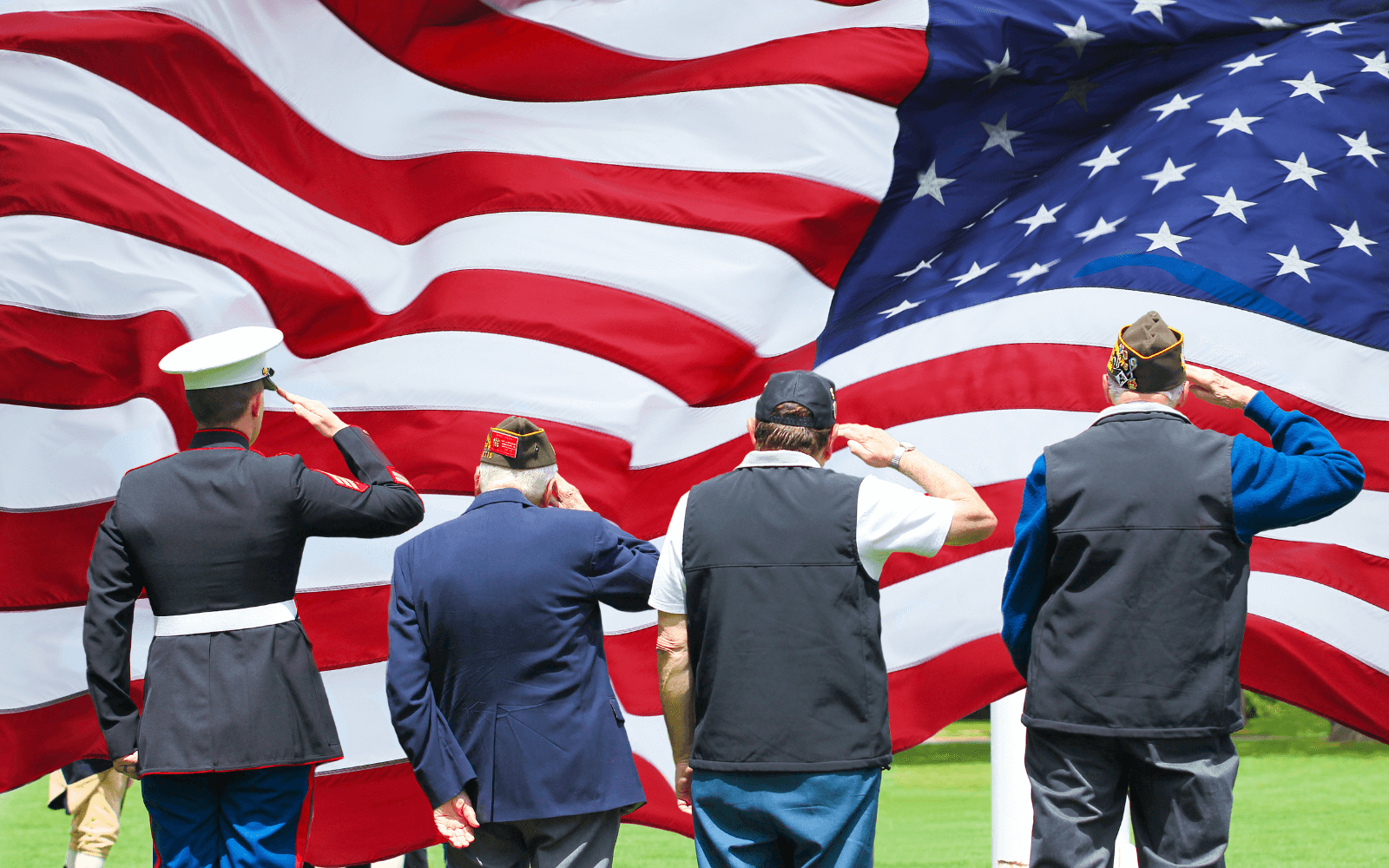 BIGSTOCK soldier and veteran saluting