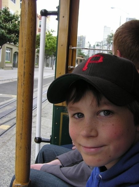 Micah as a strapping young boy.