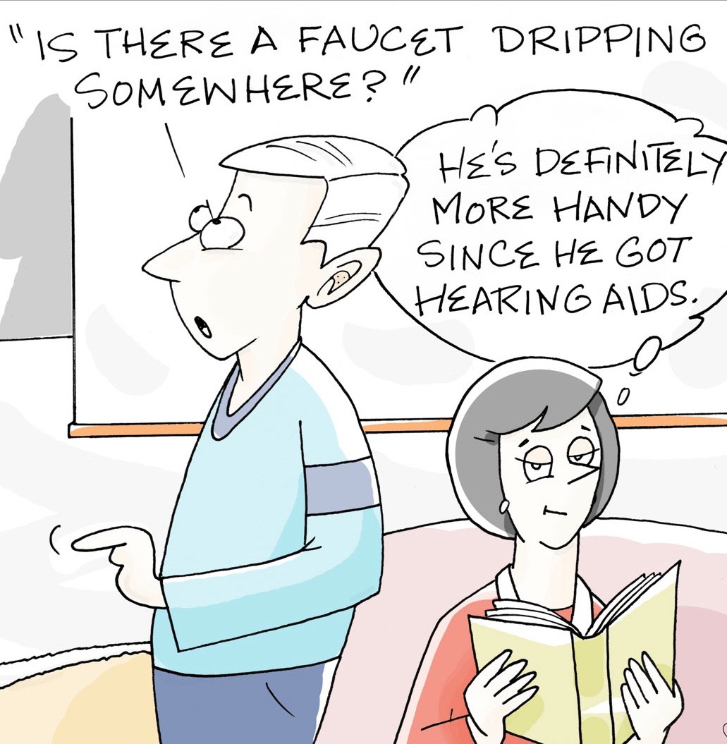 Hearing Loss Cartoon