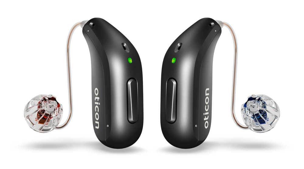 oticon reveal miniRITE Binaural C063DiamondBlack Speaker60 OpenBassDome