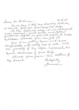 Hearing Patient Testimonial 1