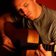 man playing guitar