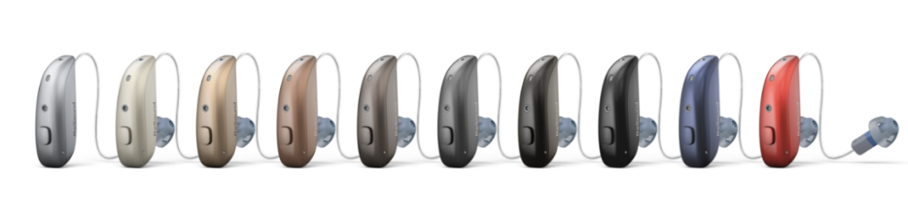 ReSound Vivia microRIE 60s color line up ReSound Vivia microRIE 60s color line up