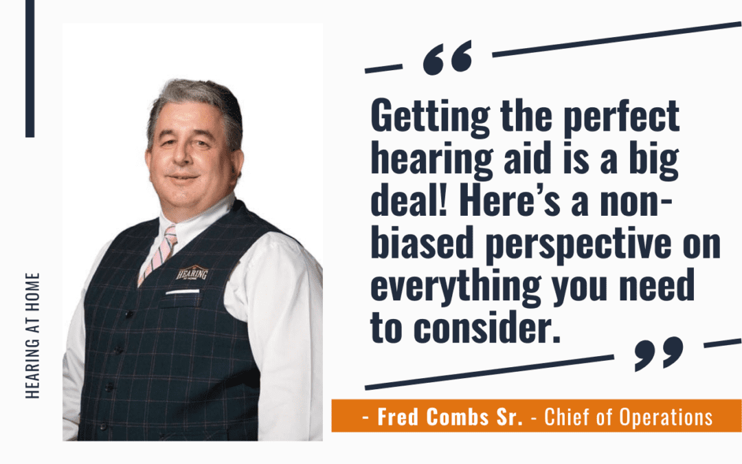 staff image with quote about hearing aids