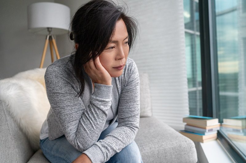 woman who is stressed out
