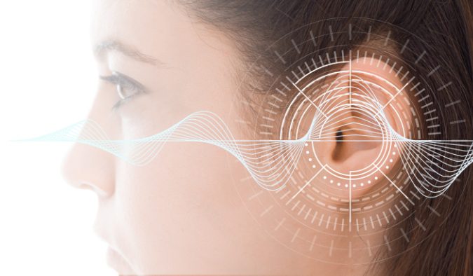 event image soundwave ear young woman