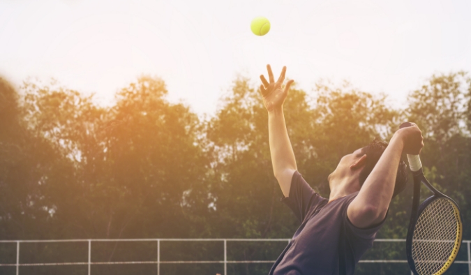 event image tennis serve