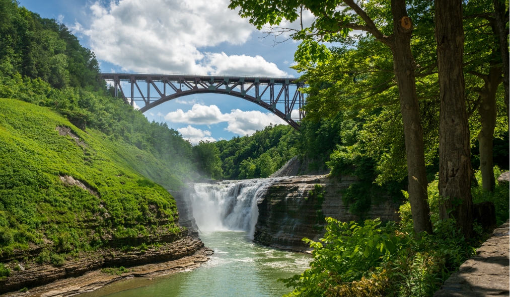 new york Letchworth State Park spring