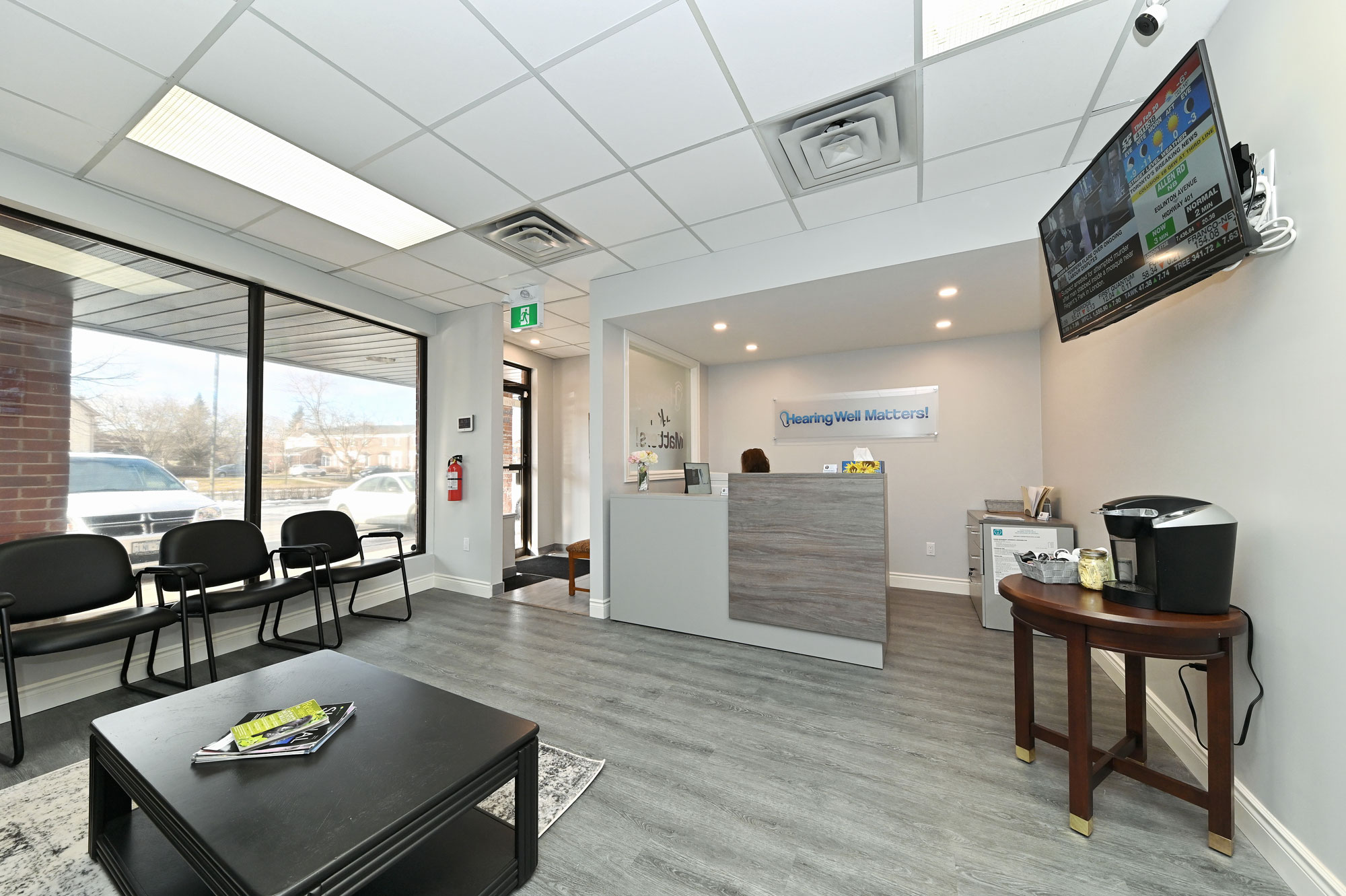 front office and waiting area